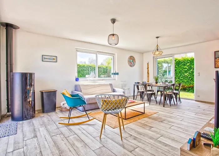 בית נופש L'effet Maison Renovee Lumineuse Confort Belle Terrasse Grand Jardin Clos Sans Vis A Vis Parking Jeux Pour Enfants 5 Mn A Pied De La D'asnelles Et Centre Bourg - Proche Bayeux Au Coeur Des Plages Du Debarquement *