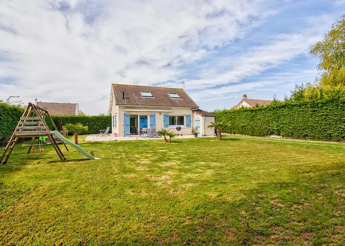 L'effet Maison Renovee Lumineuse Confort Belle Terrasse Grand Jardin Clos Sans Vis A Vis Parking Jeux Pour Enfants 5 Mn A Pied De La D'asnelles Et Centre Bourg - Proche Bayeux Au Coeur Des Plages Du Debarquement בית נופש *